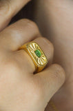 Green Opal Ring