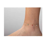 Rainbow Moons Anklet