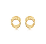 Golden Whirl Earrings