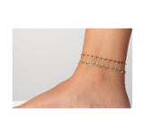 White Anklet