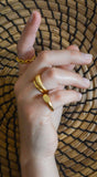 Ring on model finger