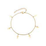 Cross Road Anklet