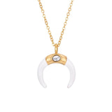 White Moon Necklace