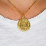Golden Mandala Necklace