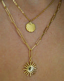 Golden Shell Necklace