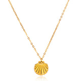 Golden Shell Necklace