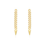 Triangle Chain Earrings