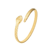 Gold Snake Cuff