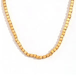 Gold Cube Necklace