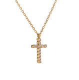 Zirconia Cross Necklace