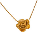 Golden Rose Necklace