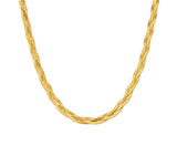 Triple Herringbone Necklace