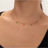 Color Charm Necklace