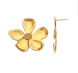 Golden Flower Earrings