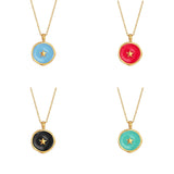 Enamel Stars Necklace