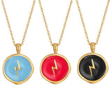 Enamel Thunder Necklaces