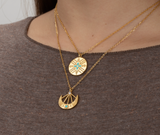 Blue Mandala Necklace