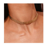 Golden Mesh Necklace