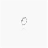 Half Eternity Moissanite Ring