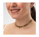 Emerald  Mesh Necklace