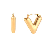 Golden Edge Earrings