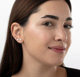 Radiant Moissanite Studs