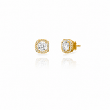 Eternal Square Halo Studs