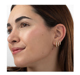 Moissanite Hoops