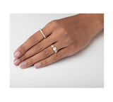 Half Eternity Moissanite Ring