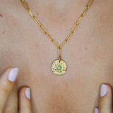 Green Iris Necklace